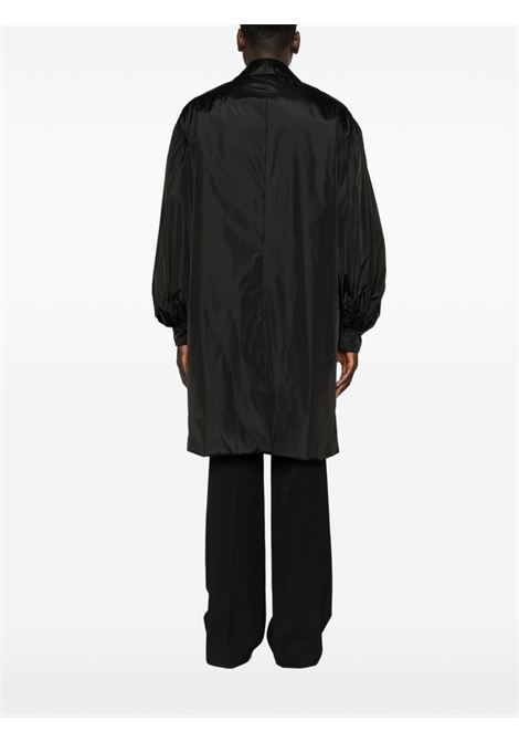 Cappotto midi con applicazione in nero di Simone Rocha - uomo SIMONE ROCHA | 2055B1067BLK